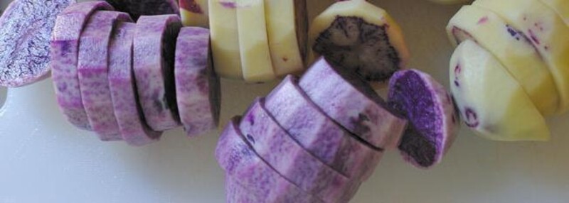 Картофель фиолетовый Purple Congo, 10 клубней